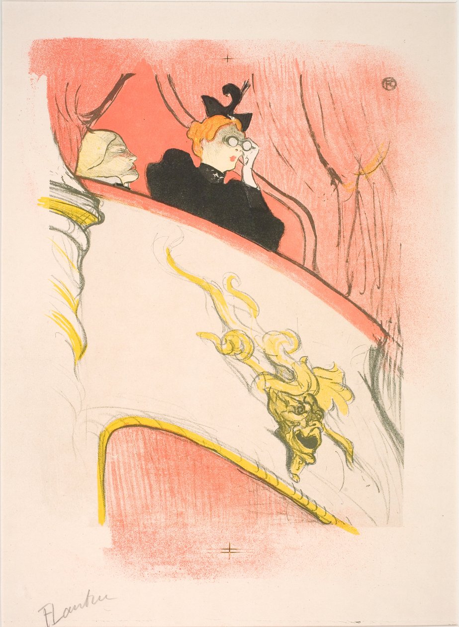 Logen med den gyllene mascaronen av Henri de Toulouse-Lautrec