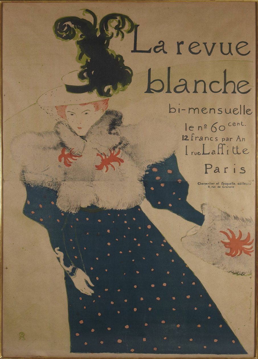 La revue blanche av Henri de Toulouse-Lautrec