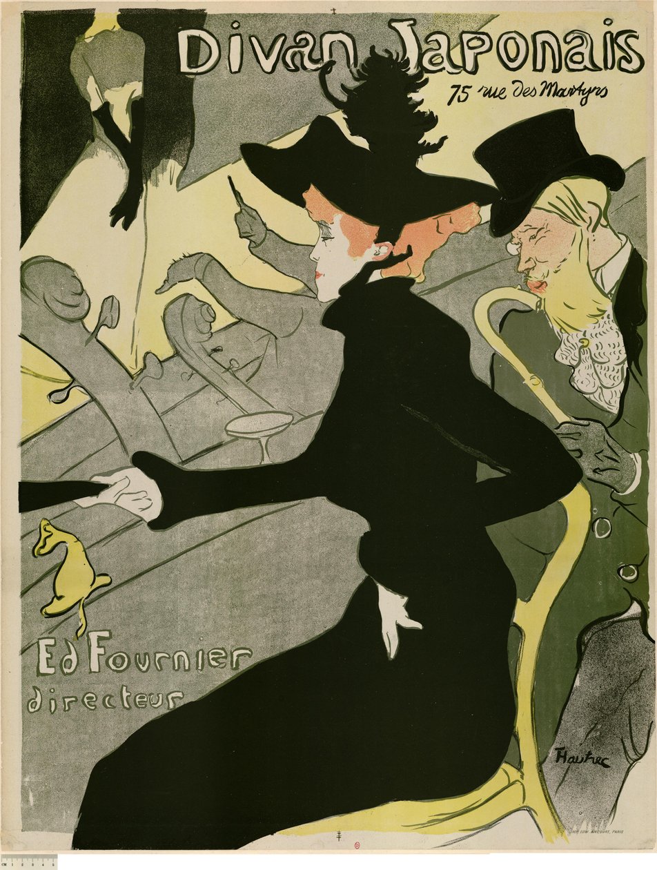 Den japanska divanen av Henri de Toulouse-Lautrec
