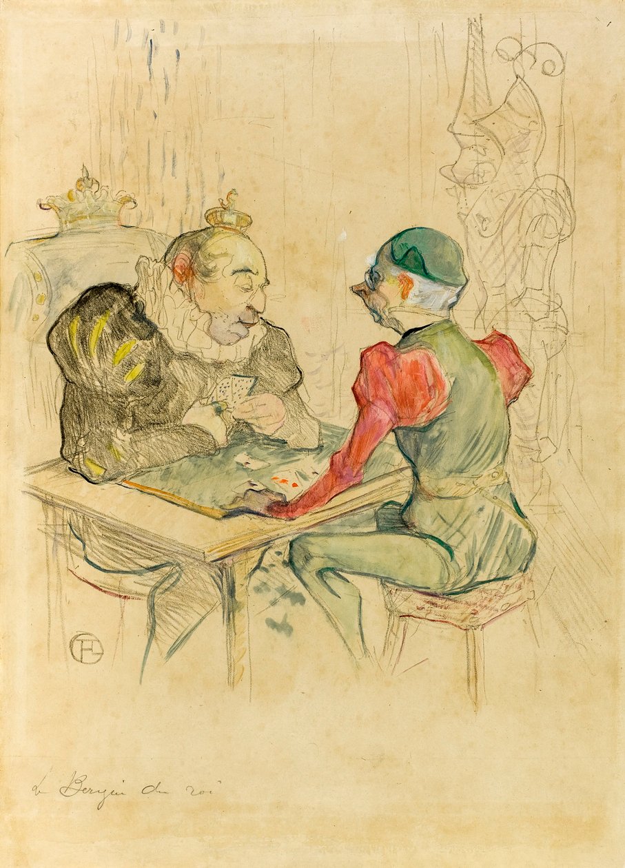 Den bezigue av Henri de Toulouse-Lautrec