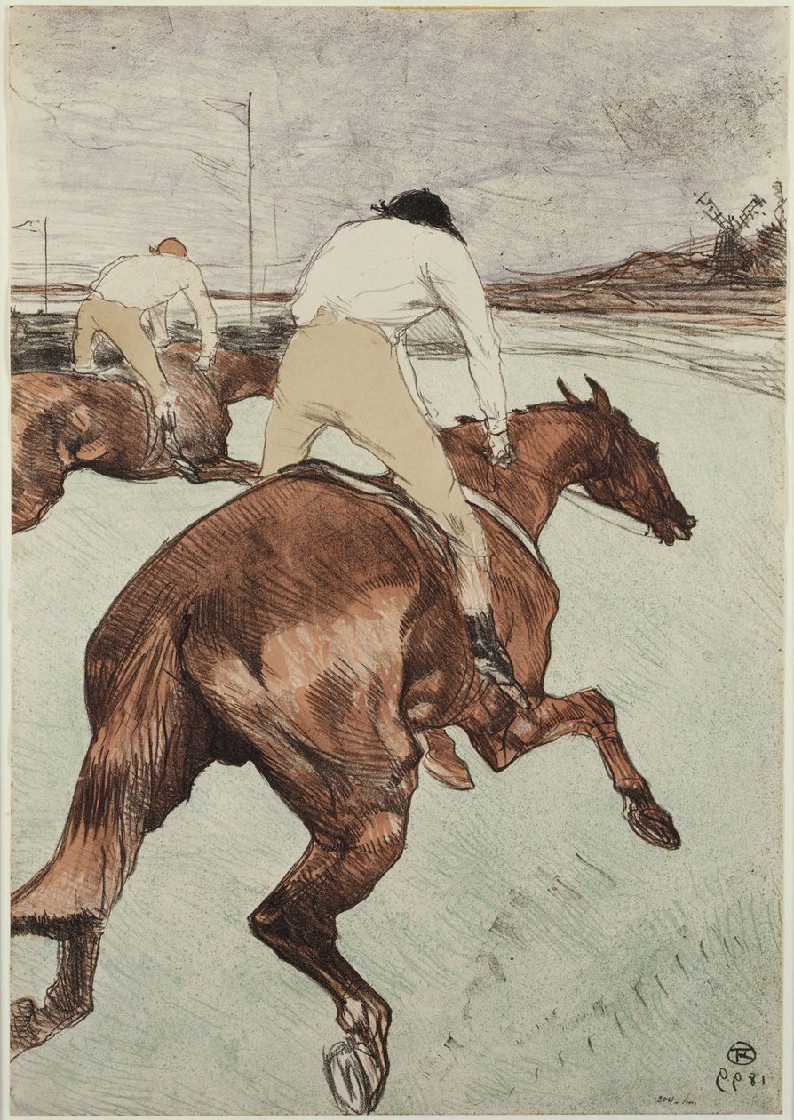 Le jockey (Jockeyen) av Henri de Toulouse-Lautrec