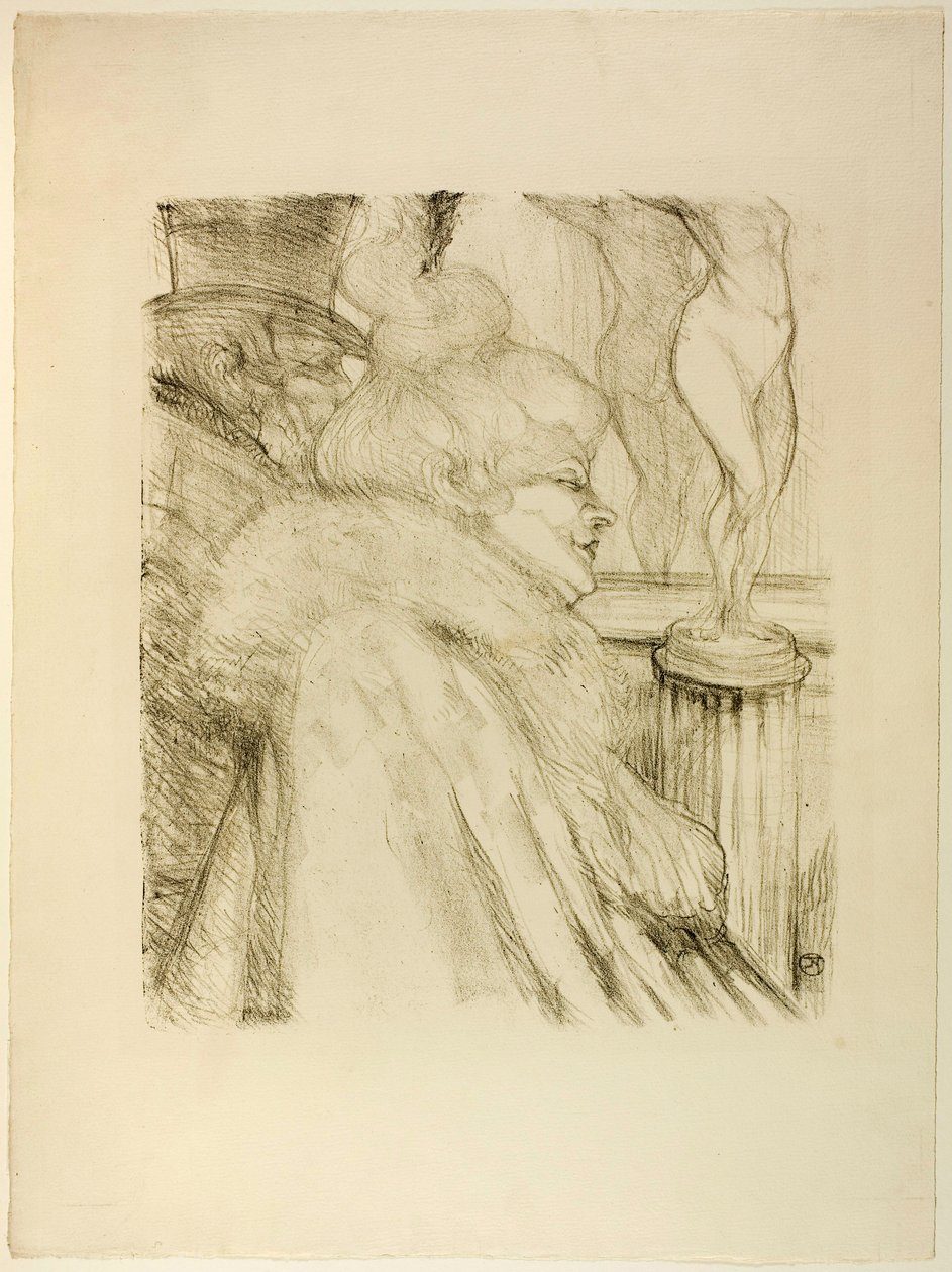 Lämnar teatern av Henri de Toulouse-Lautrec