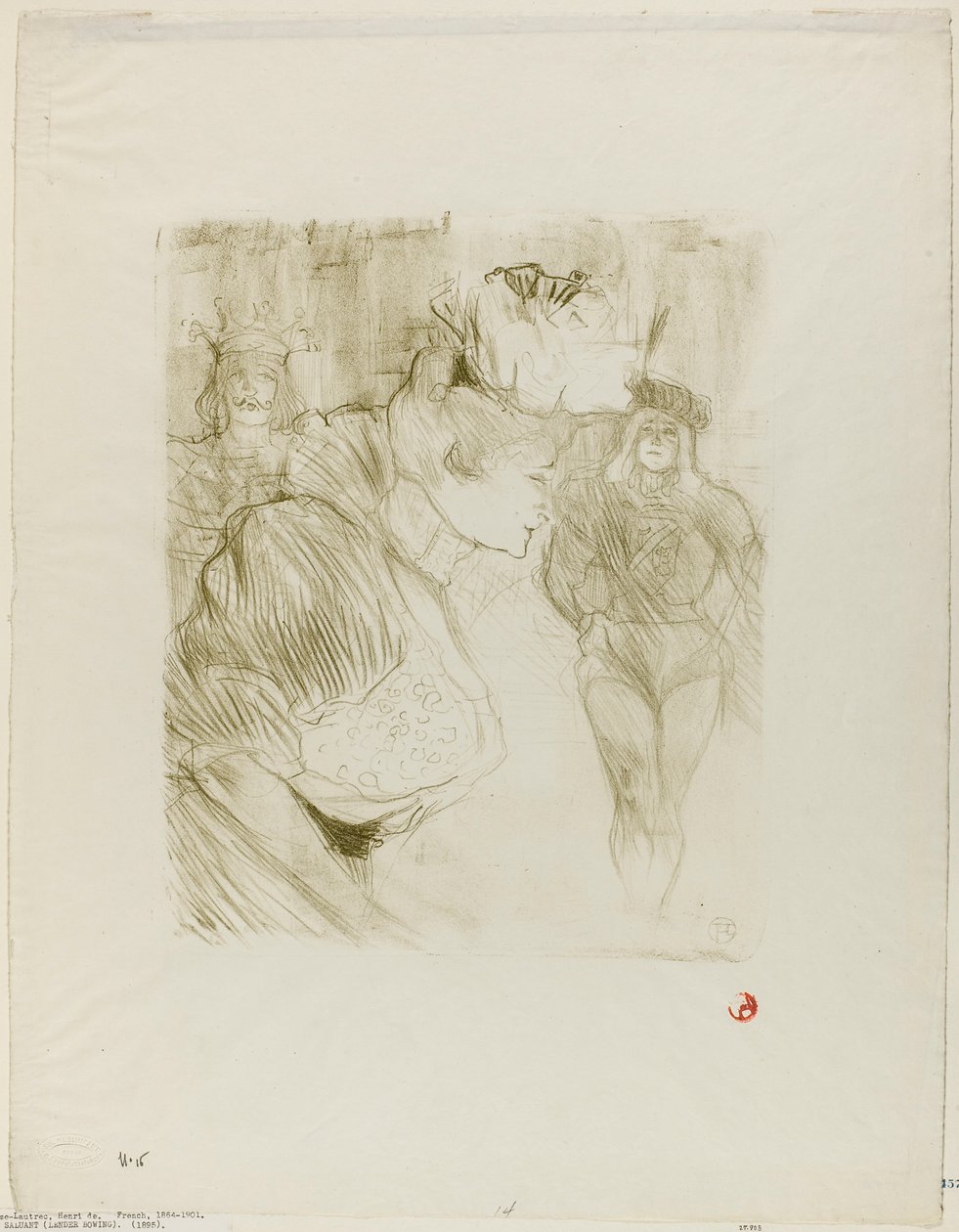 Långivaren tar en pilbåge av Henri de Toulouse-Lautrec