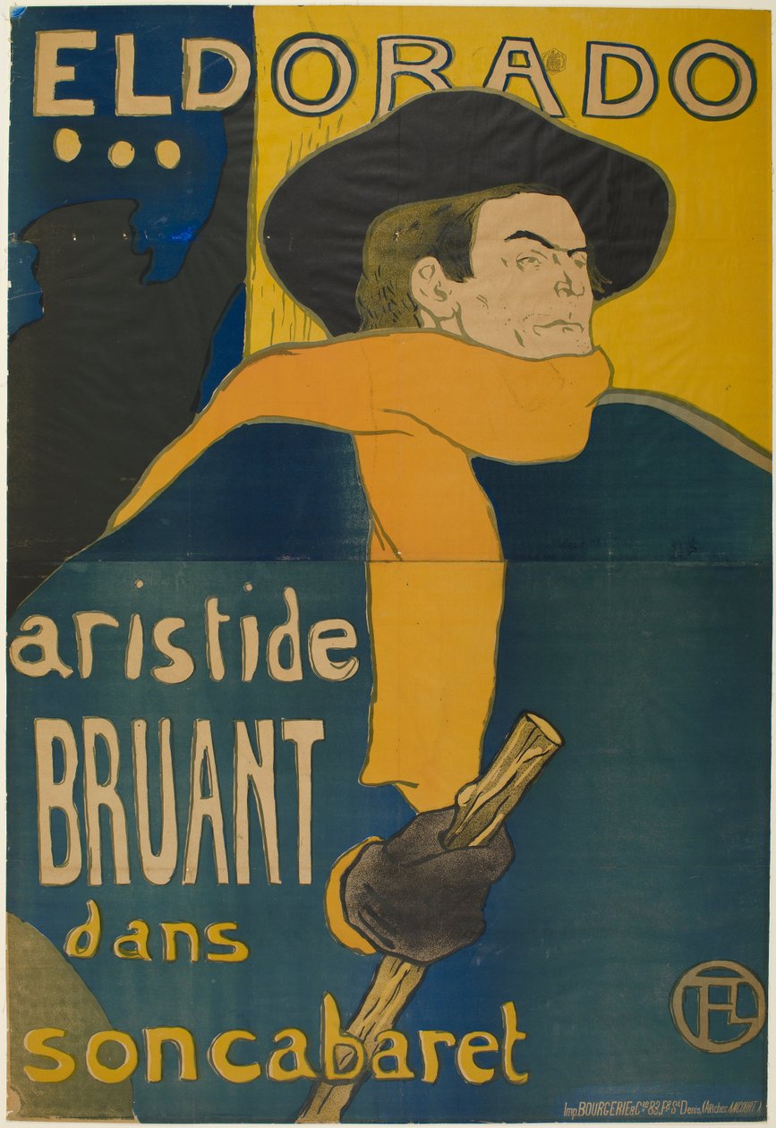 Les Ambassadeurs: Aristide Bruant av Henri de Toulouse-Lautrec