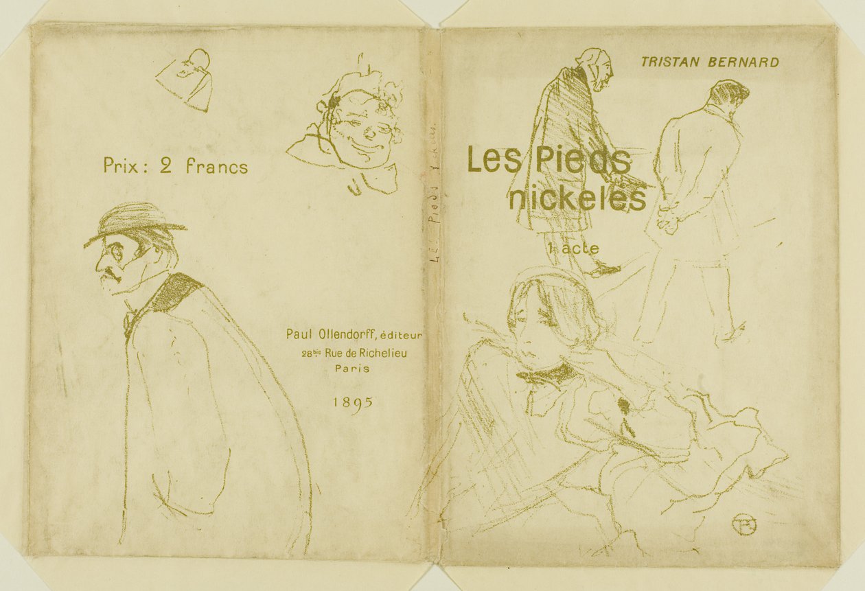 De tre klantskallar av Henri de Toulouse-Lautrec