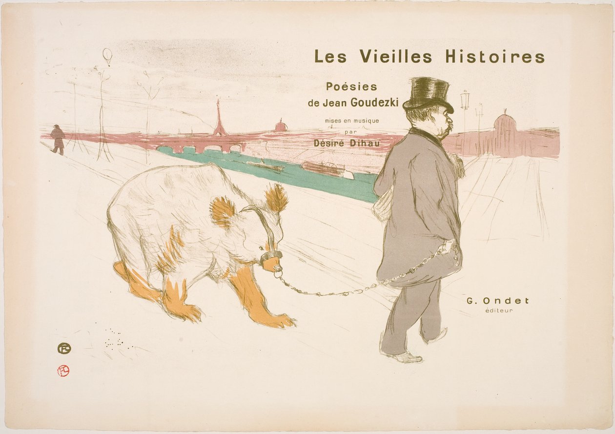 Gamla berättelser, omslag av Henri de Toulouse-Lautrec