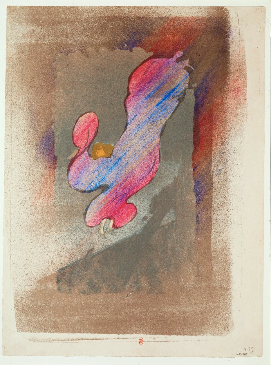 Loie Fuller av Henri de Toulouse-Lautrec