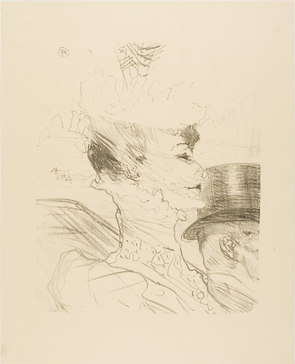 Louise Balthy, från Treize Lithographies av Henri de Toulouse-Lautrec