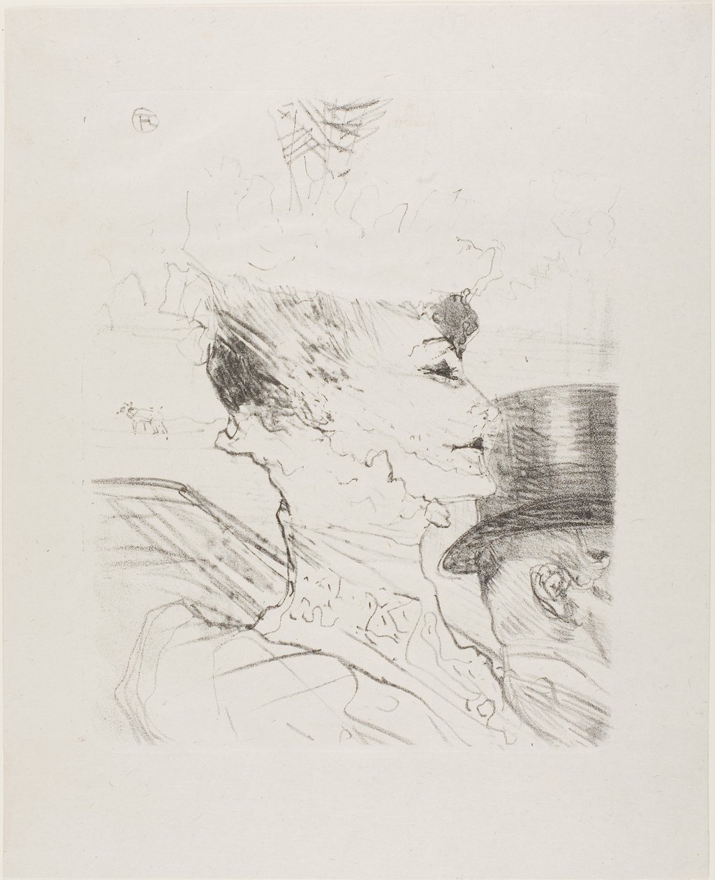 Louise Balthy, från Treize Lithographies av Henri de Toulouse-Lautrec