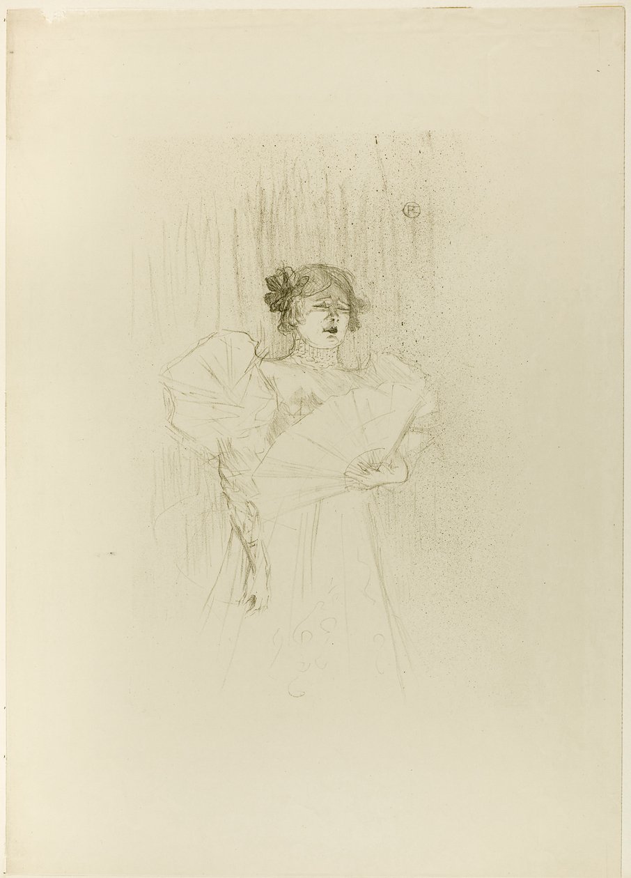 Luce Myres, framifrån av Henri de Toulouse-Lautrec