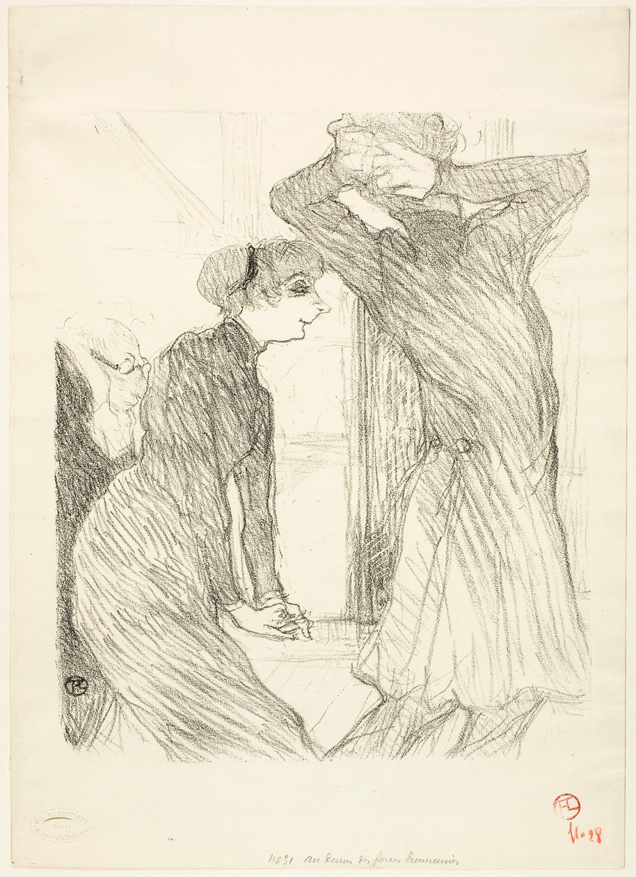 Lugné-Poé och Bady, i "Above Human Forces" av Henri de Toulouse-Lautrec
