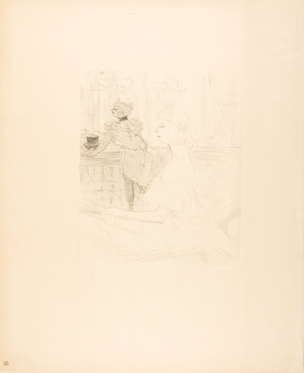 Fröken Leconte av Henri de Toulouse-Lautrec