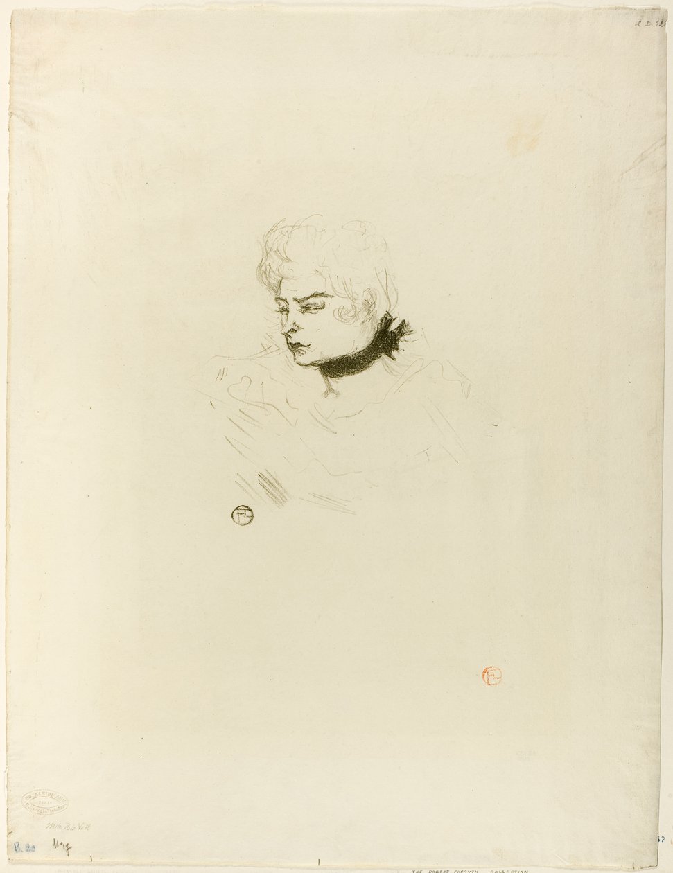 Mademoiselle Pois Vert av Henri de Toulouse-Lautrec