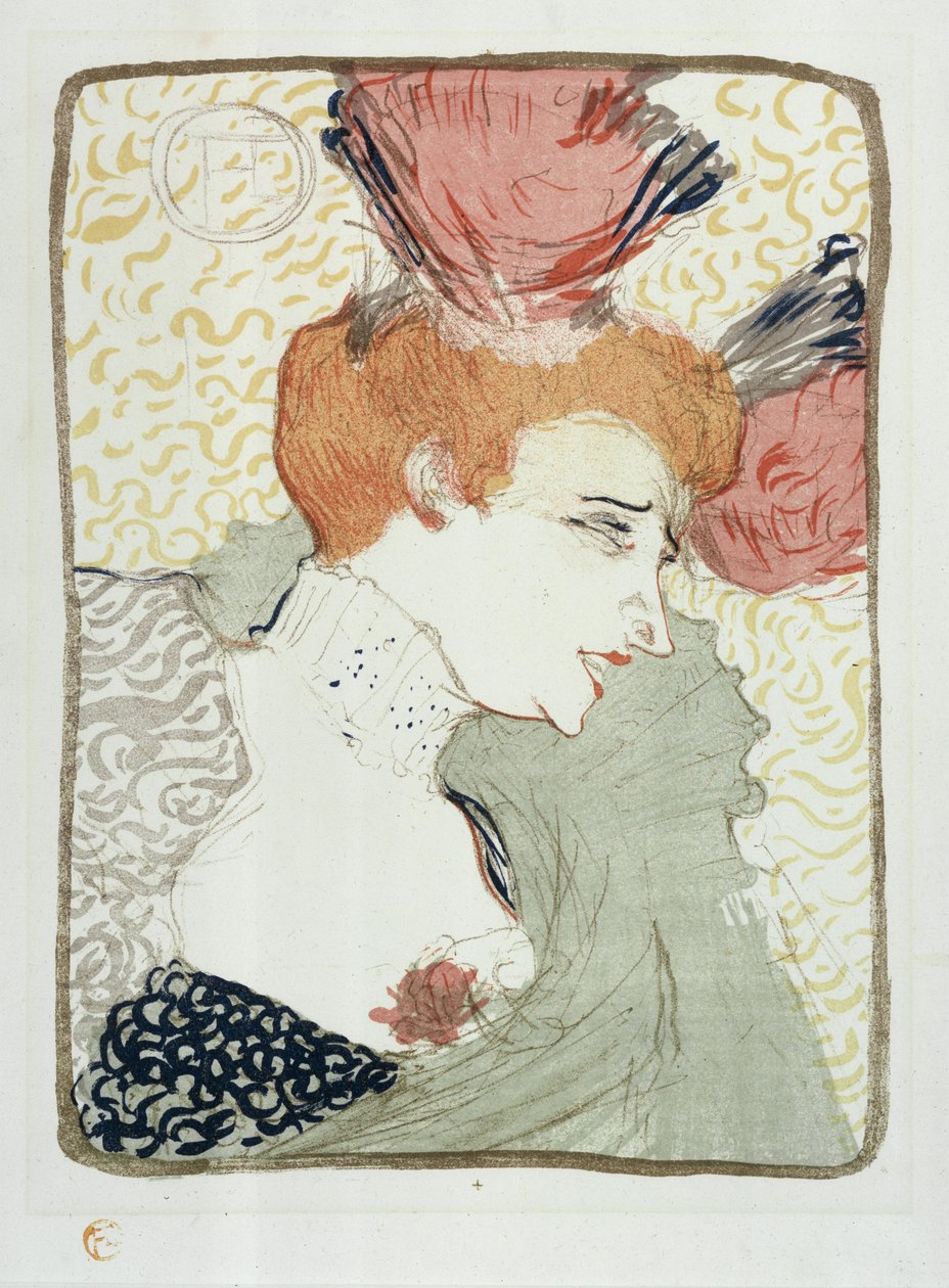 Byst av Marcelle Lender av Henri de Toulouse-Lautrec