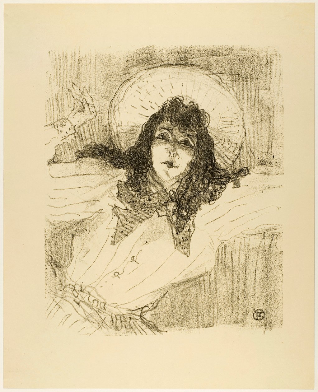 May Belfort, från Treize Lithographies av Henri de Toulouse-Lautrec