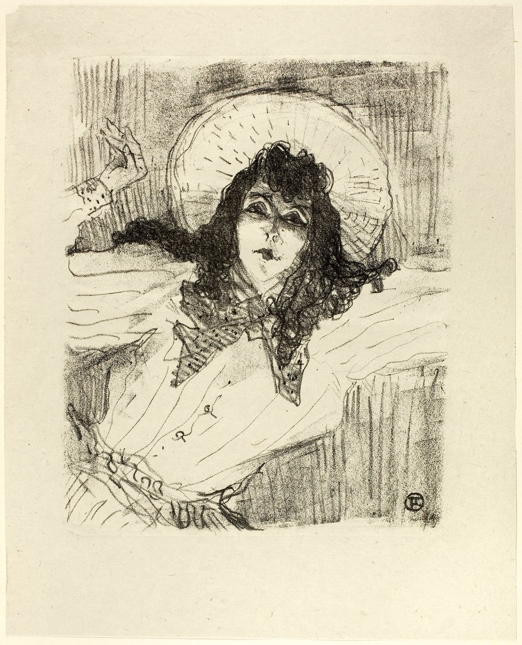 May Belfort, från Treize Lithographies av Henri de Toulouse-Lautrec