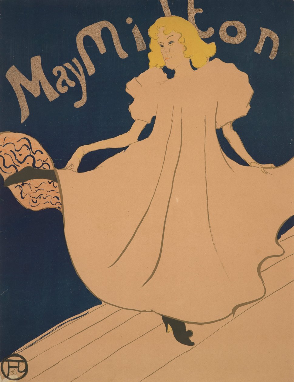 May Milton av Henri de Toulouse-Lautrec