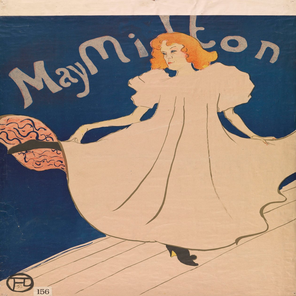 May Milton av Henri de Toulouse-Lautrec