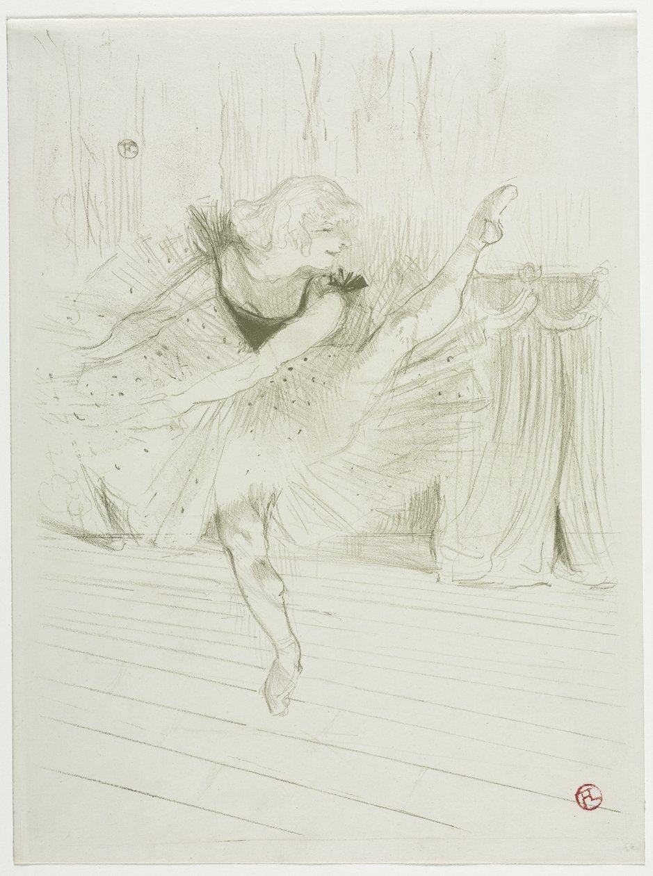 Miss Ida Heath, engelsk dansös av Henri de Toulouse-Lautrec