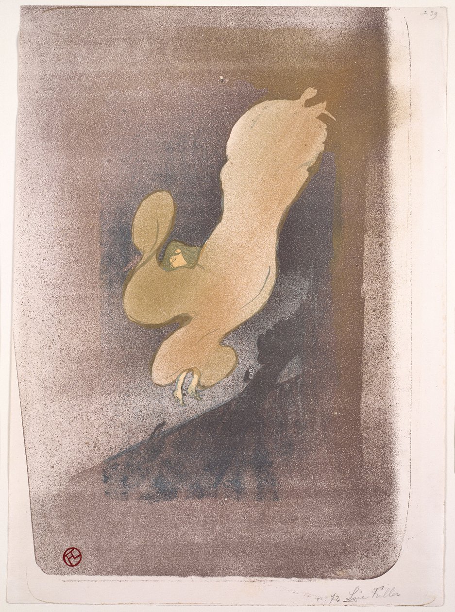 Fröken Loïe Fuller av Henri de Toulouse-Lautrec