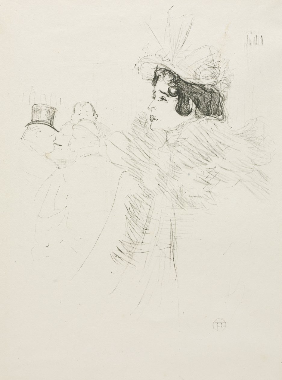 Miss May Belfort av Henri de Toulouse-Lautrec
