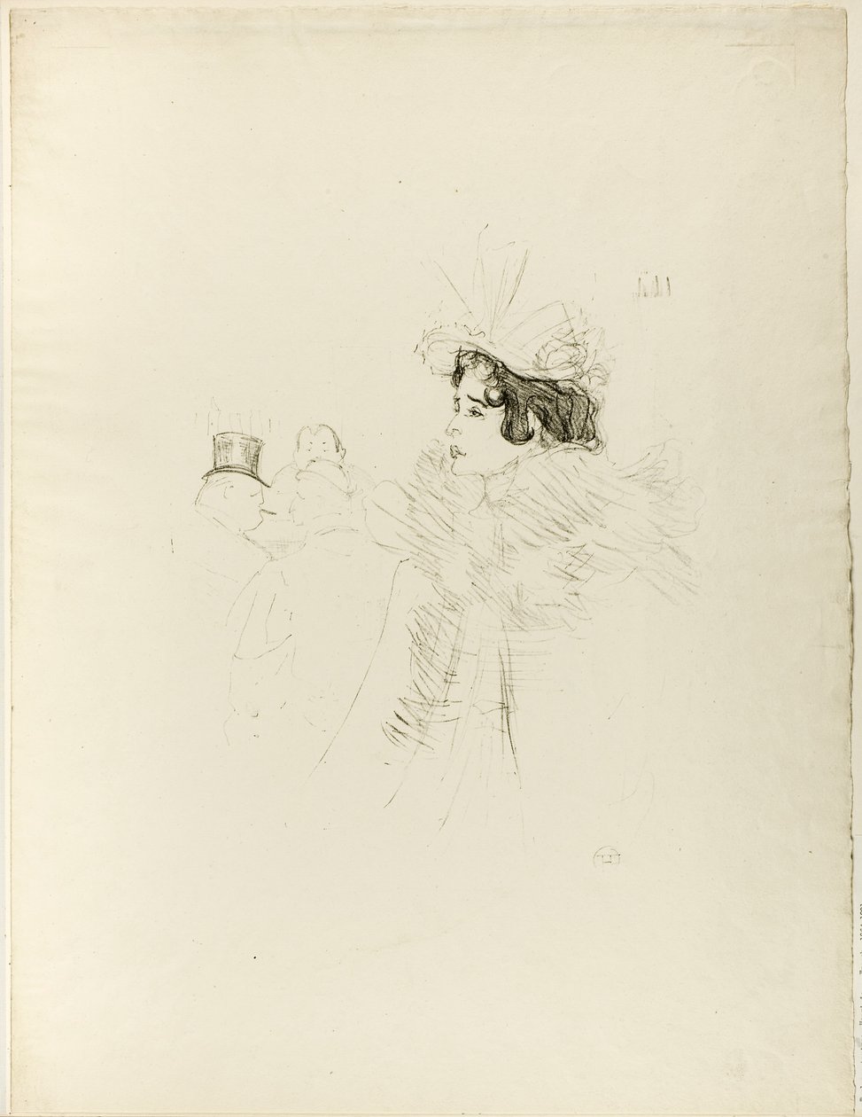 Miss May Belfort på baren Achille av Henri de Toulouse-Lautrec