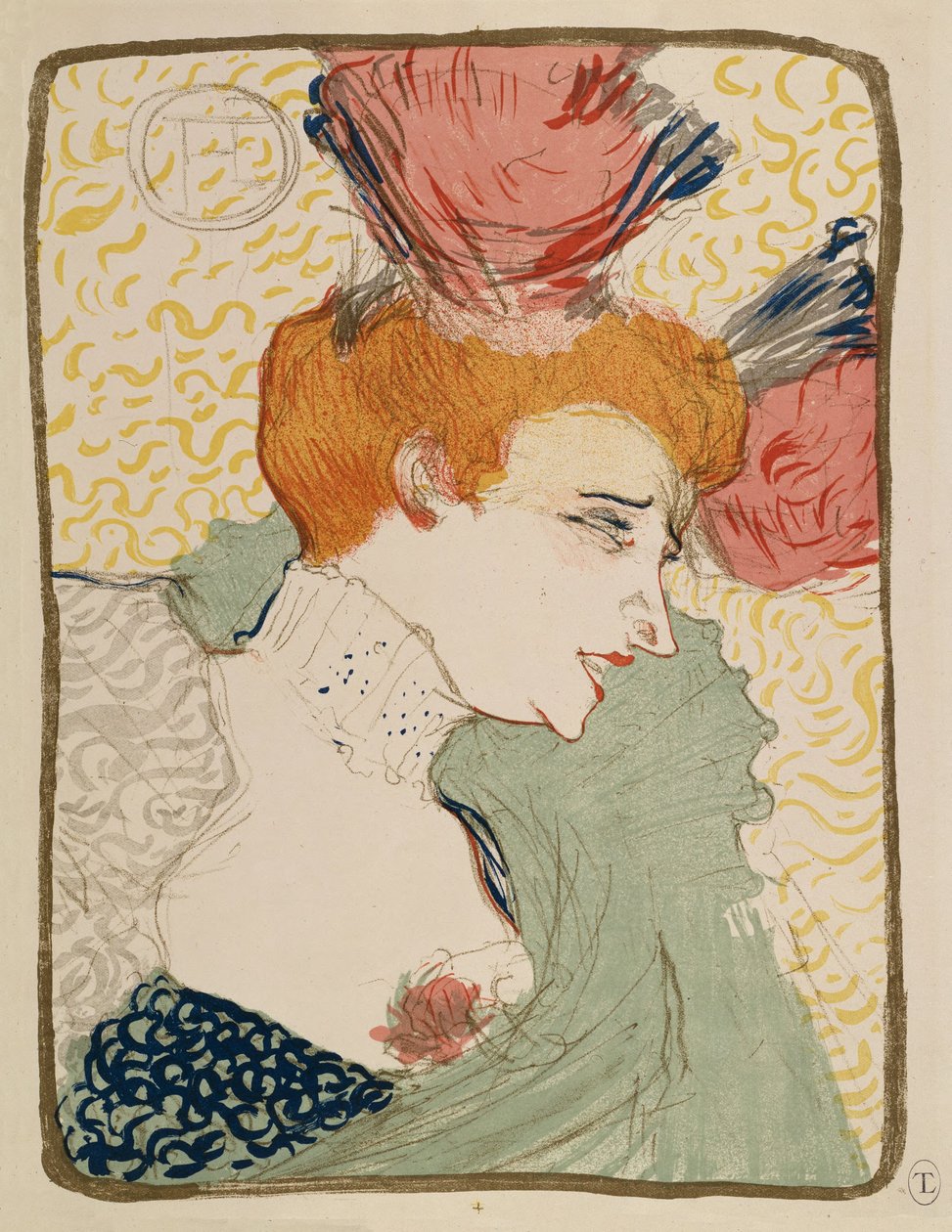 Mlle Marcelle Lender, byst av Henri de Toulouse-Lautrec