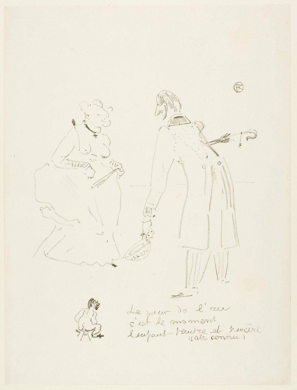 Nyårshälsning av Henri de Toulouse-Lautrec