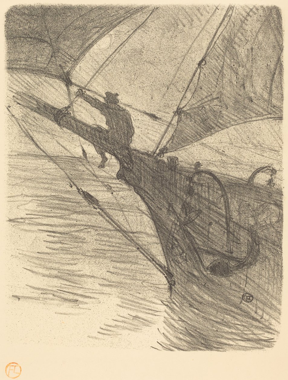 Oceano Nox av Henri de Toulouse-Lautrec