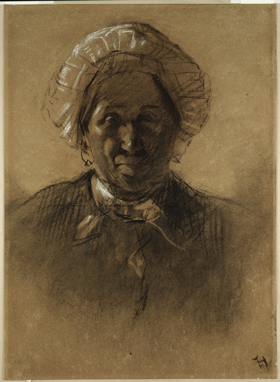 Gammal kvinna av Henri de Toulouse-Lautrec