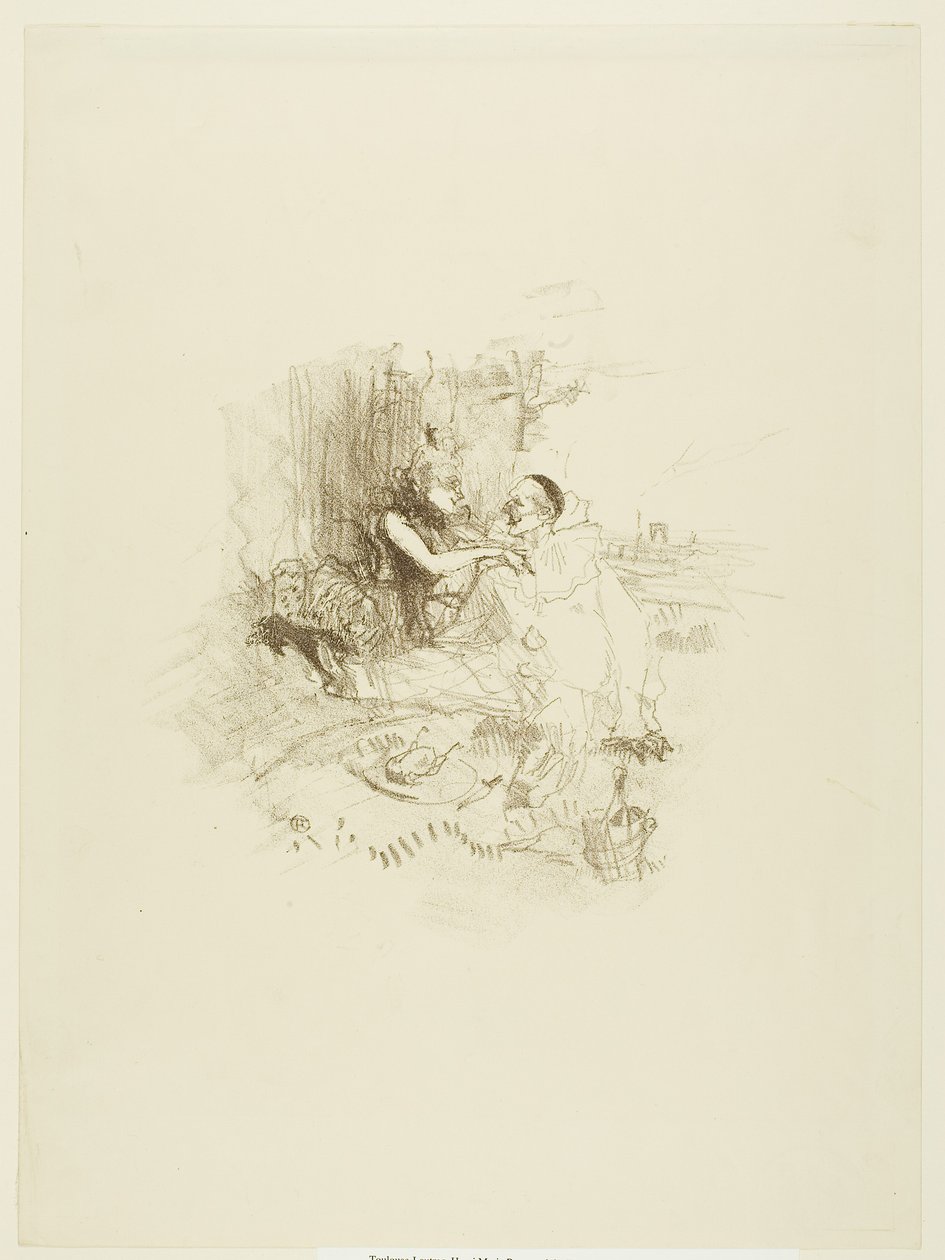 Picknick av Henri de Toulouse-Lautrec