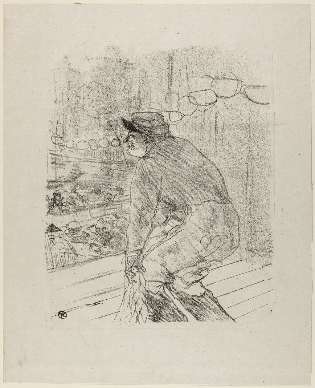 Polin, från Treize Lithographies av Henri de Toulouse-Lautrec