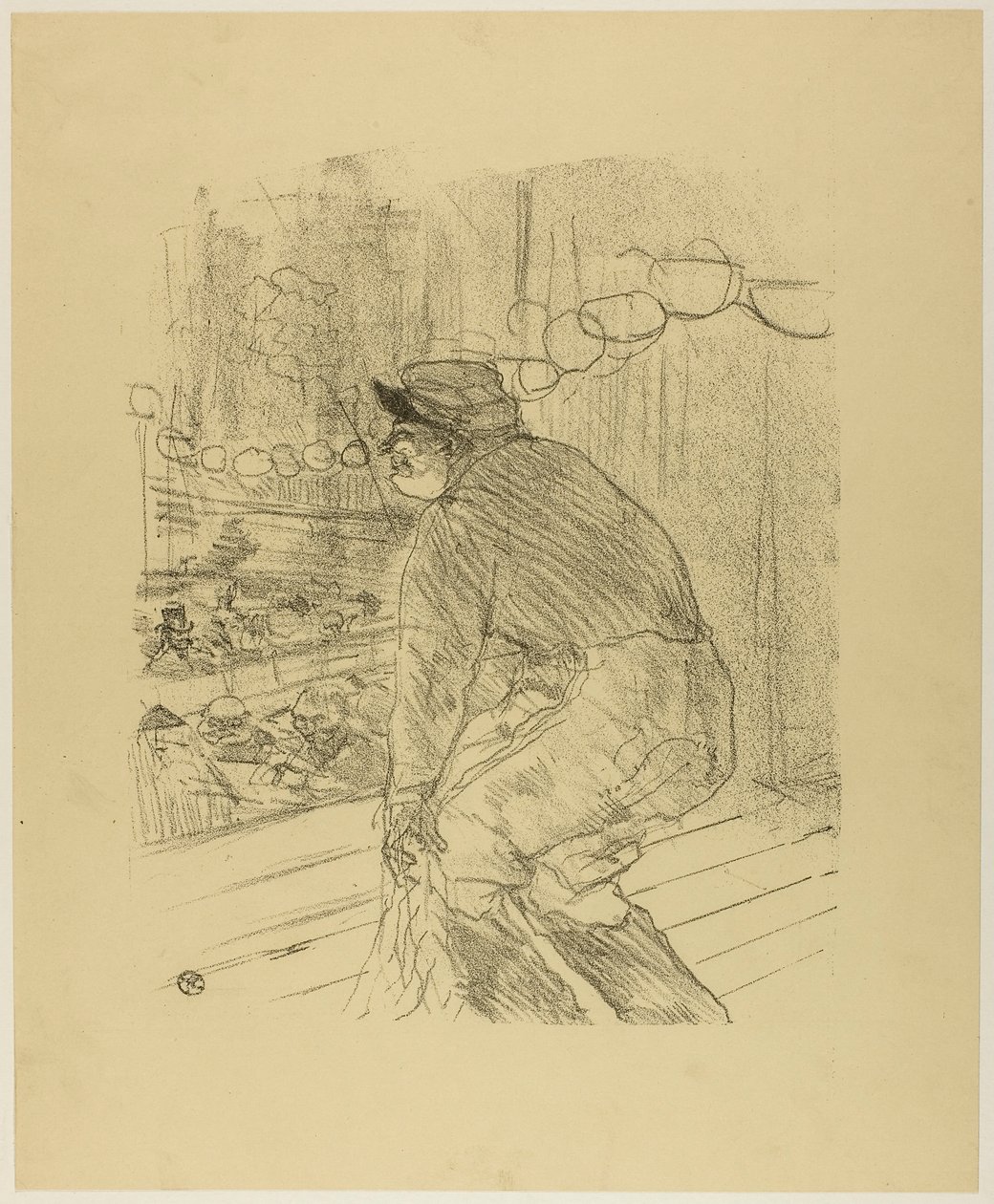 Polin, från Treize Lithographies av Henri de Toulouse-Lautrec