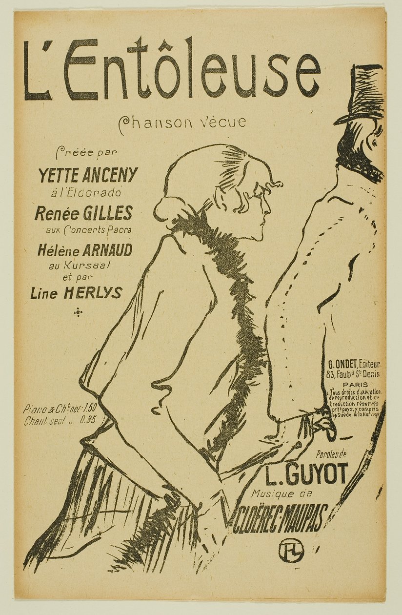 Stackars Street-Walker! av Henri de Toulouse-Lautrec