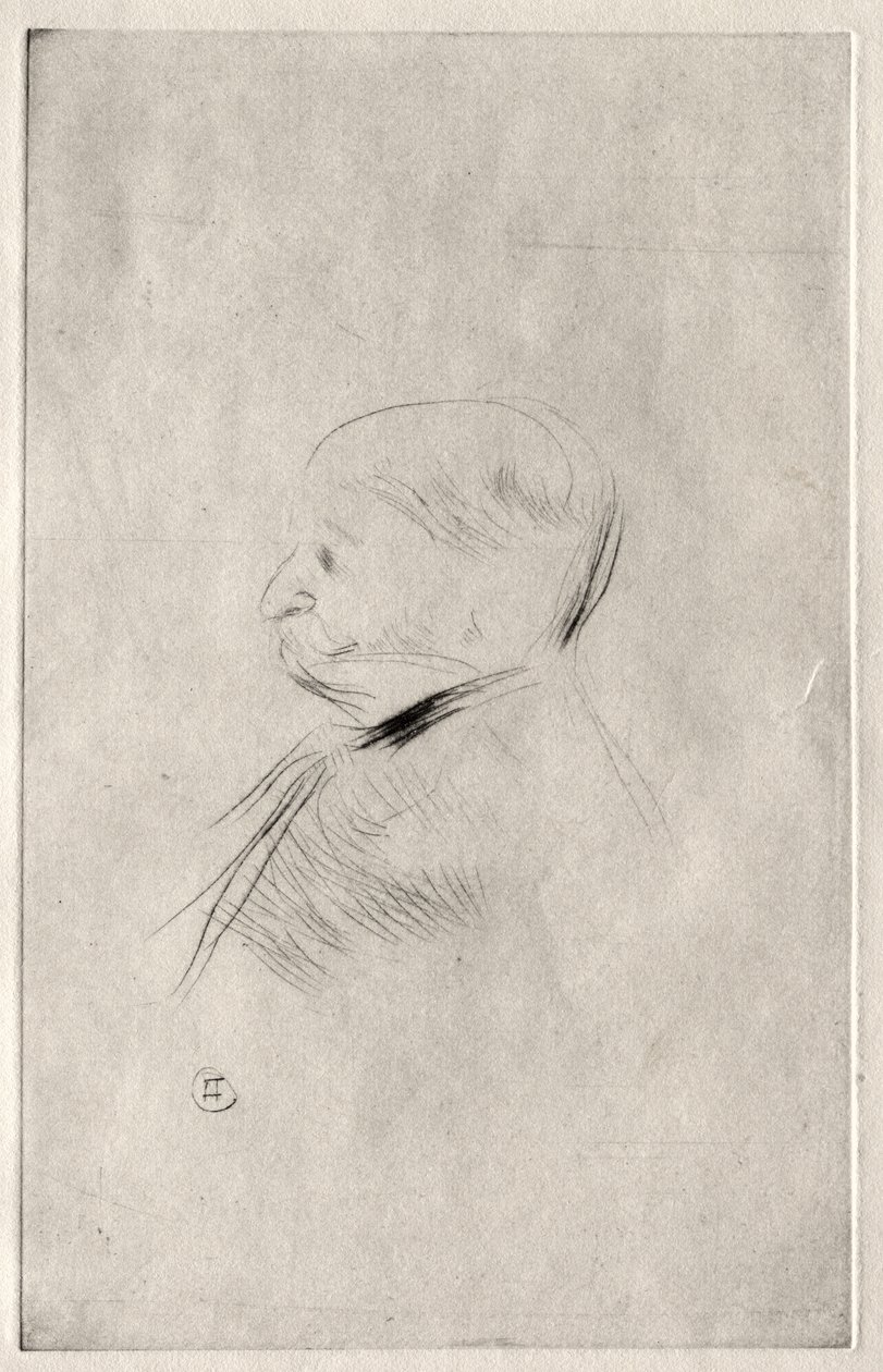 Porträtt av M.X. av Henri de Toulouse-Lautrec