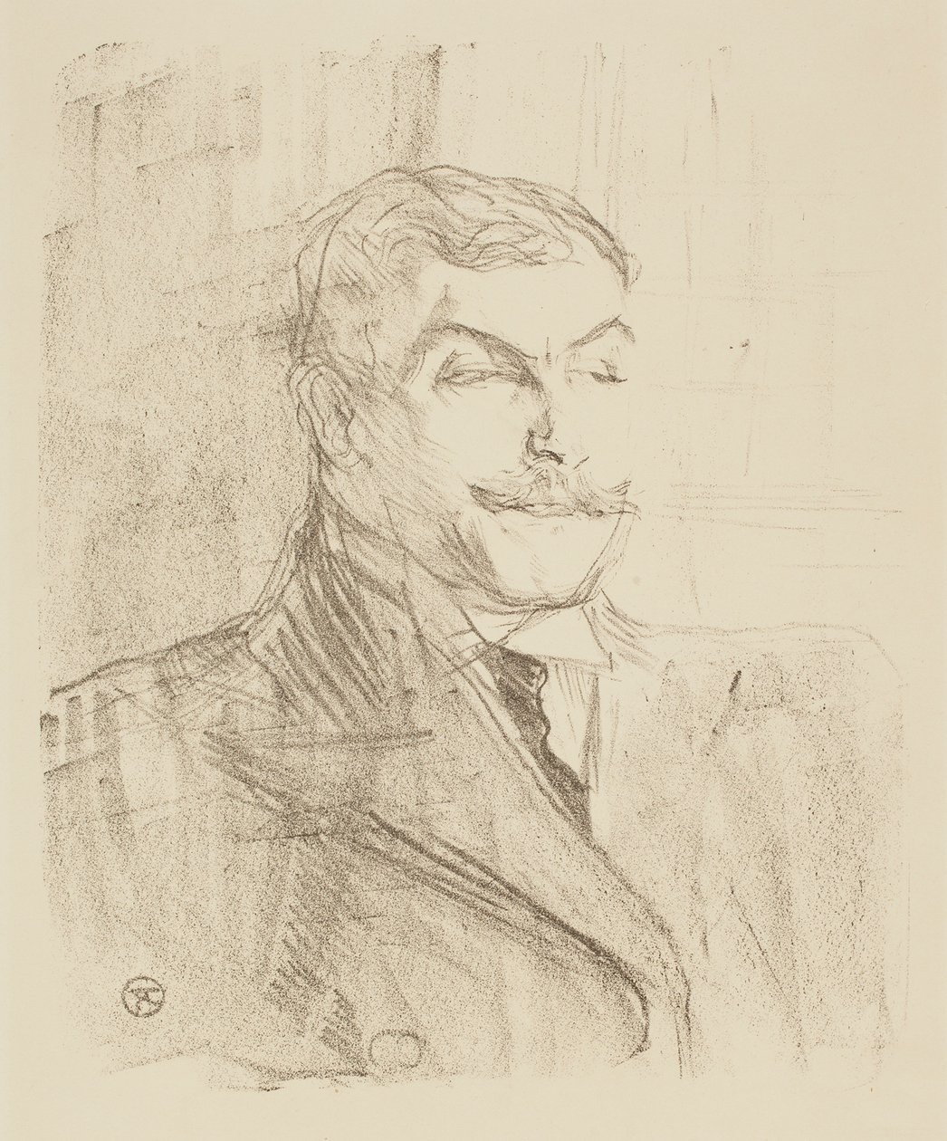 Porträtt av Lucien Guitry av Henri de Toulouse-Lautrec