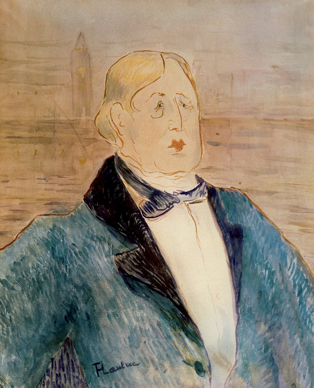 Porträtt av Oscar Wilde av Henri de Toulouse Lautrec