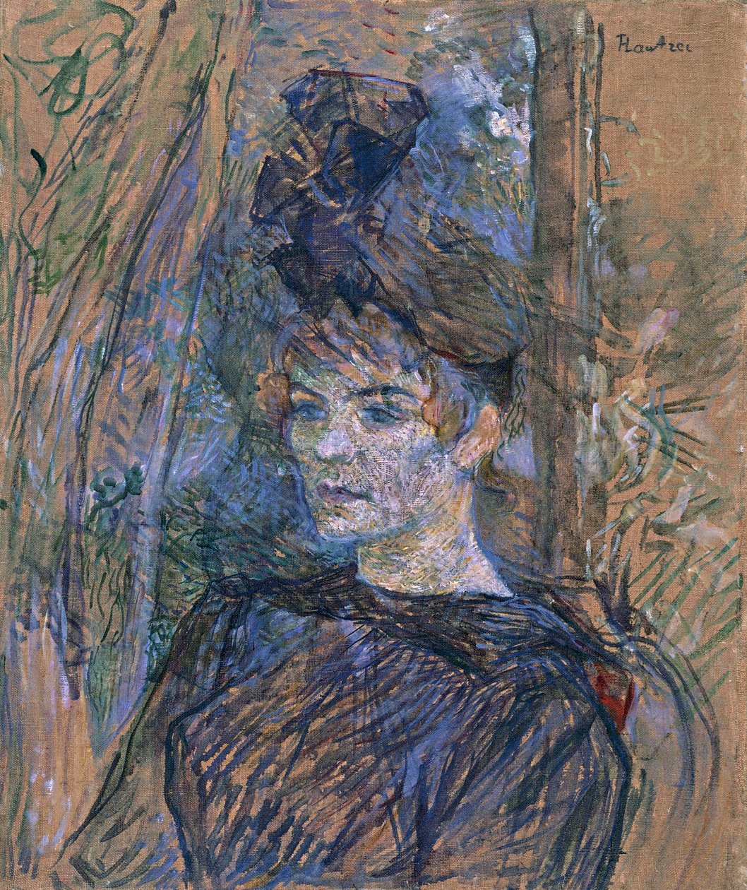 Porträtt av Suzanne Valadon av Henri de Toulouse Lautrec