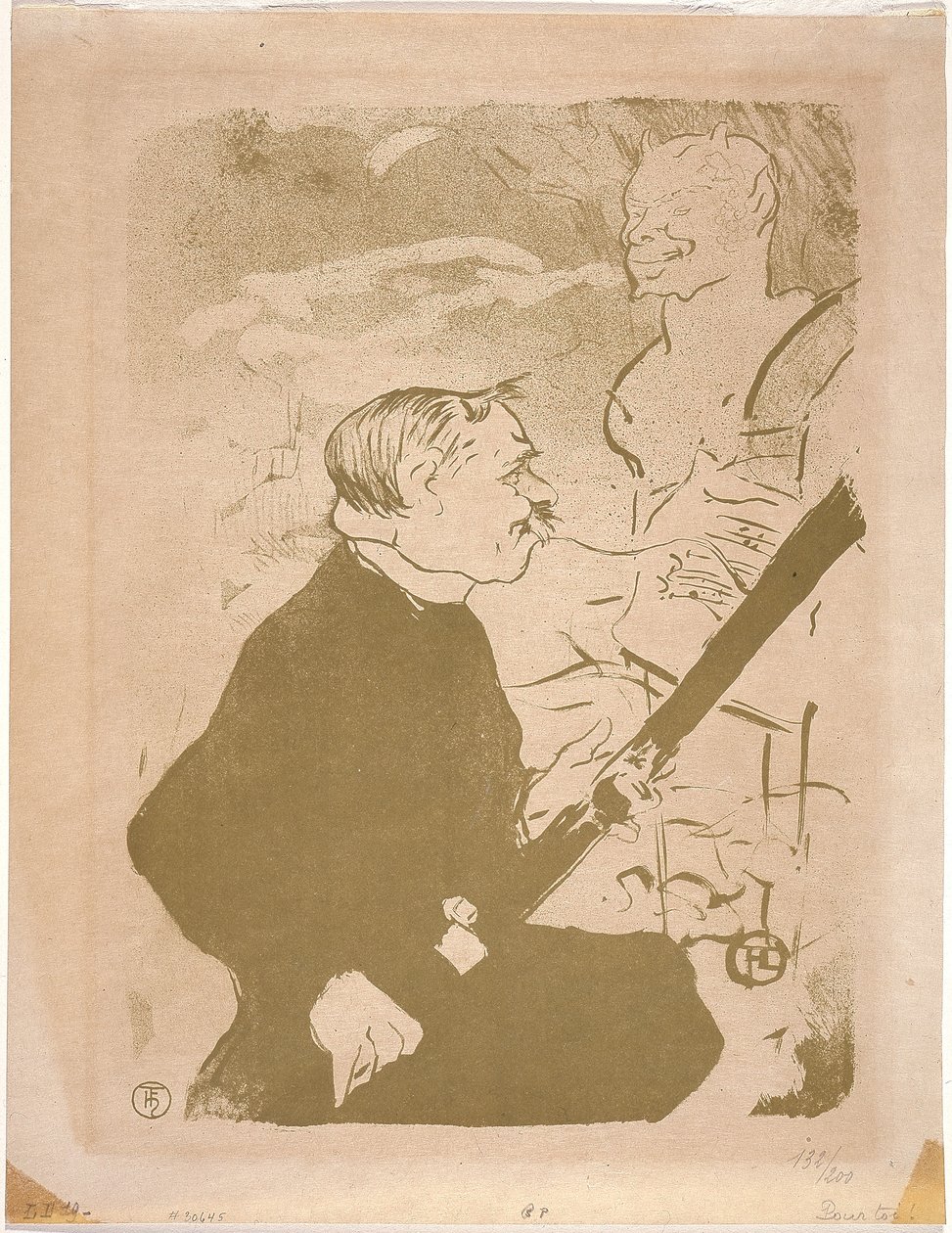 Häll slit! (För dig) 1893 (litografi) av Henri de Toulouse Lautrec