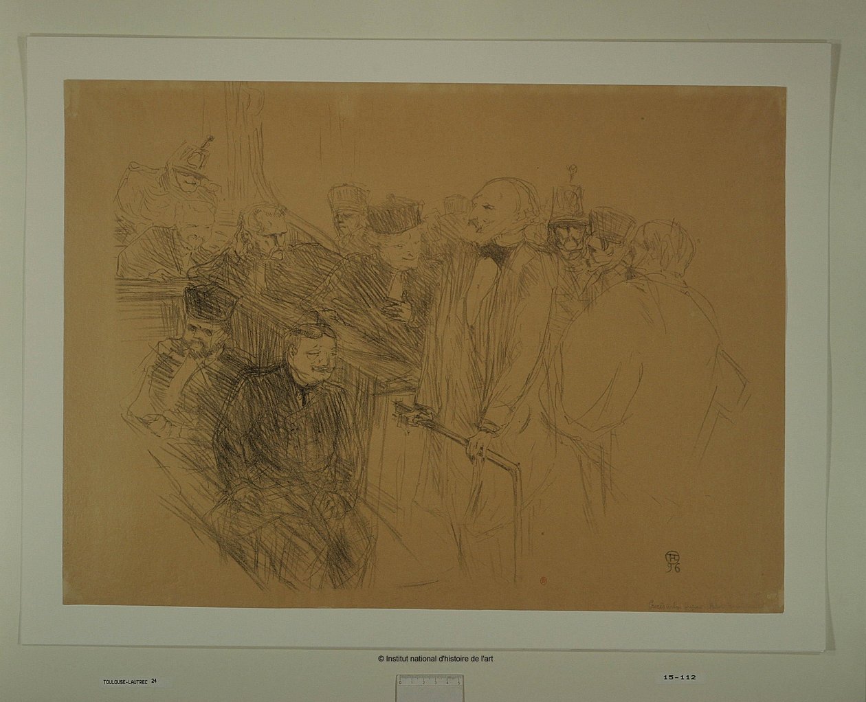 Prozess Dupas-Arton: Ribot sagt aus av Henri de Toulouse-Lautrec