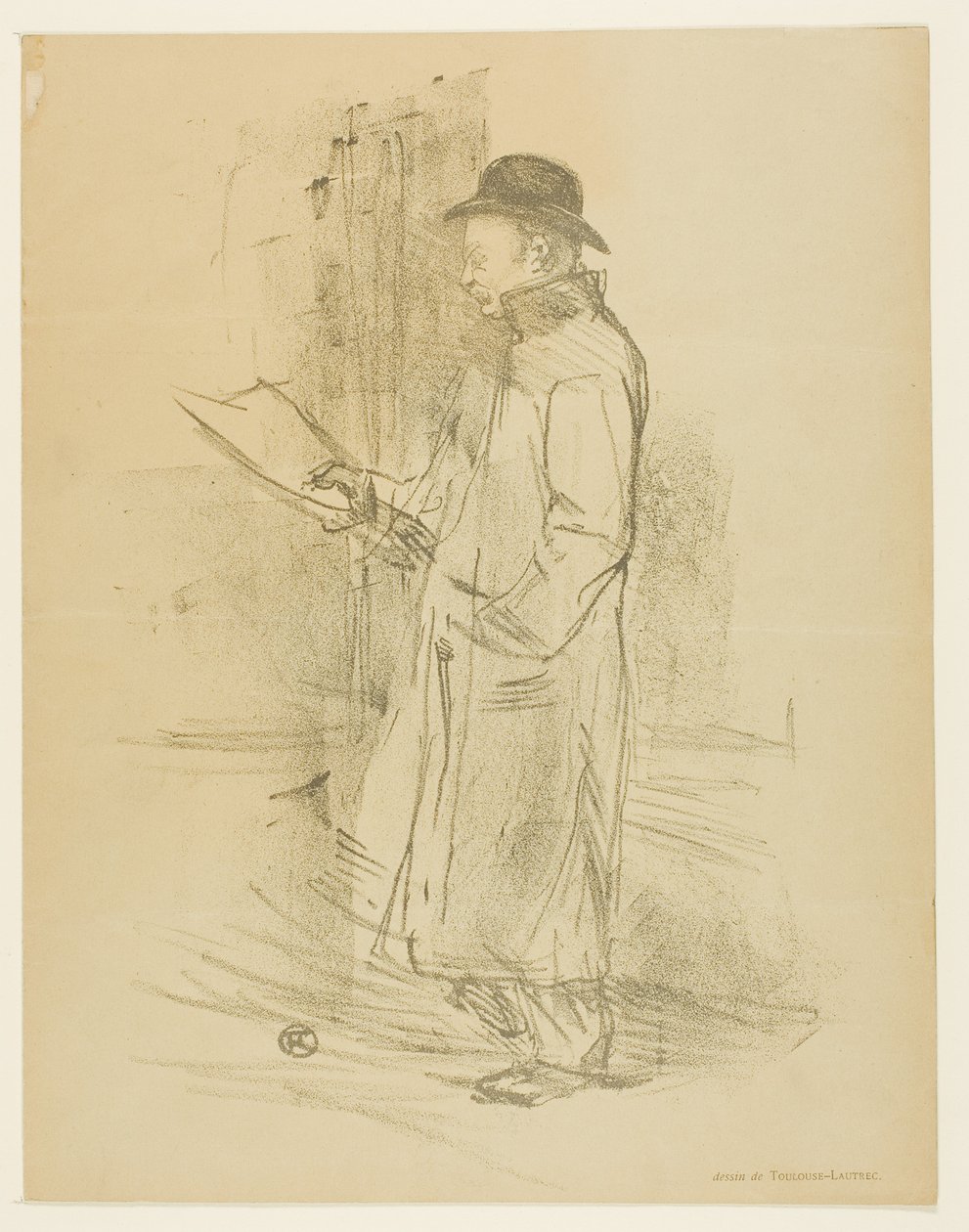 Program för Gémier-förmånen av Henri de Toulouse-Lautrec