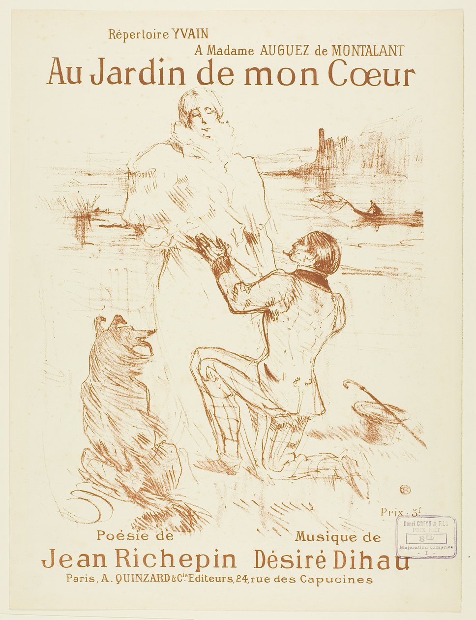 Förslag (första skylt) av Henri de Toulouse-Lautrec