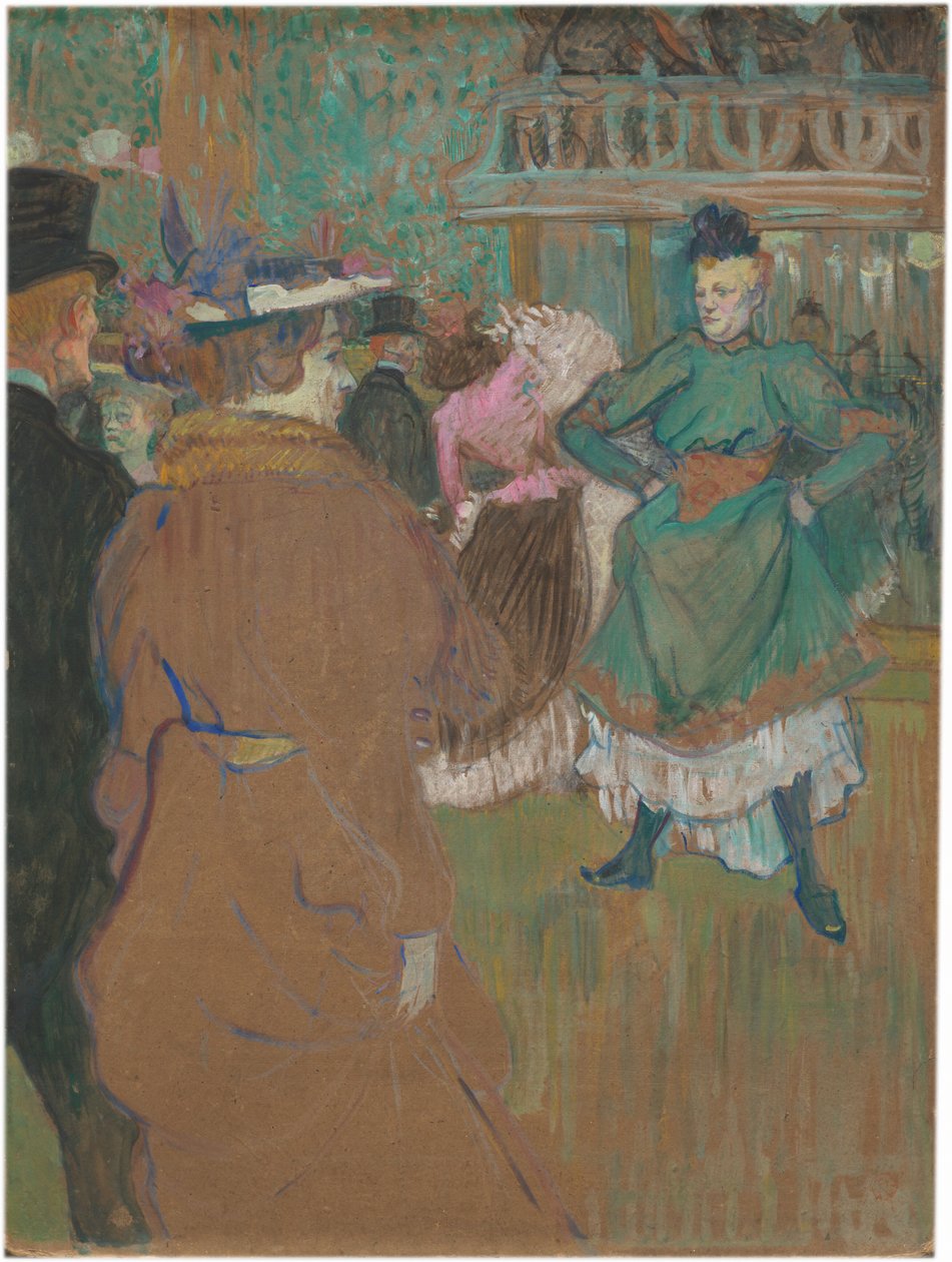 Quadrille vid Moulin Rouge av Henri de Toulouse-Lautrec