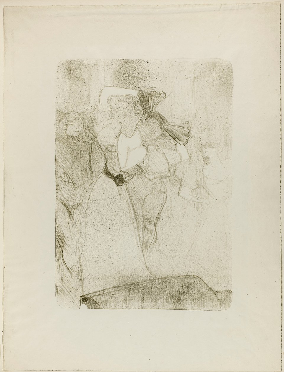 Bakifrån av Lender Dancing the Bolero i Chilpéric av Henri de Toulouse-Lautrec
