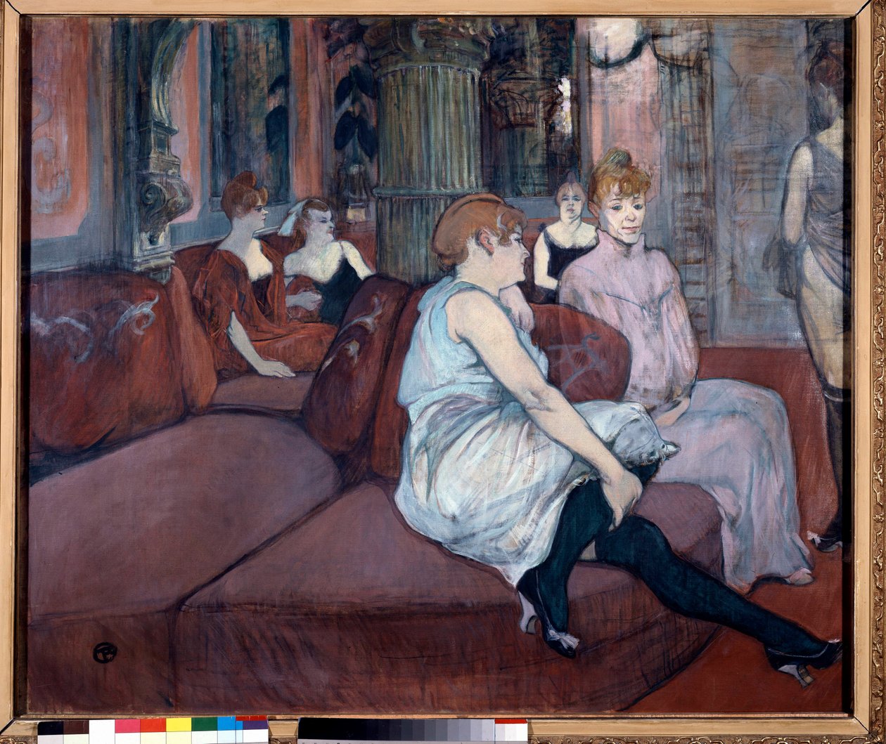 Salong på Rue des Moulins av Henri de Toulouse Lautrec