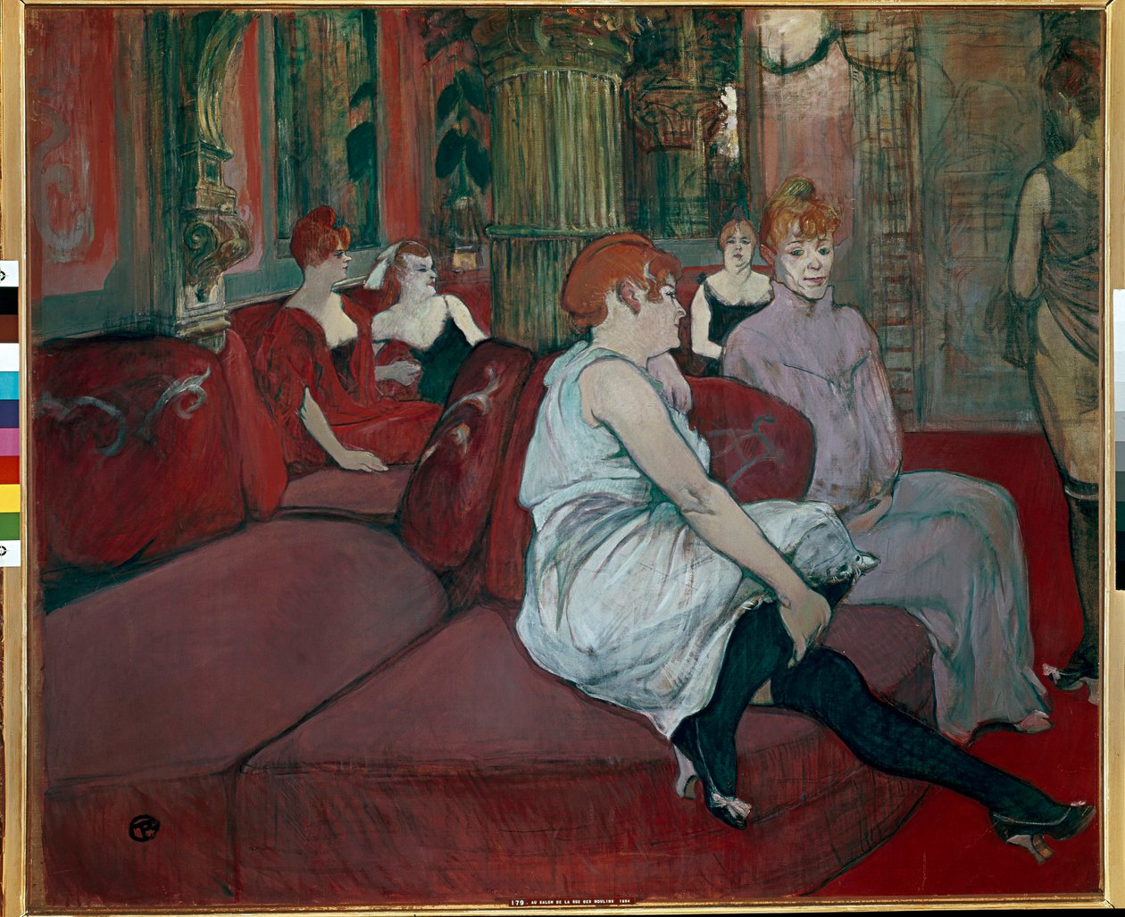 Salong på Rue des Moulins av Henri de Toulouse Lautrec