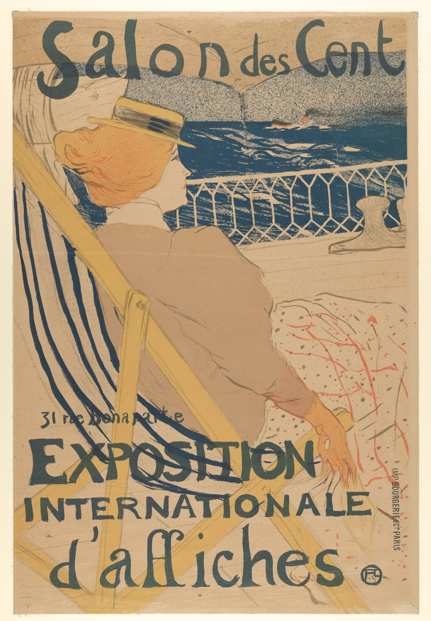 Salon des Cent:  Internationell affischutställning av Henri de Toulouse-Lautrec