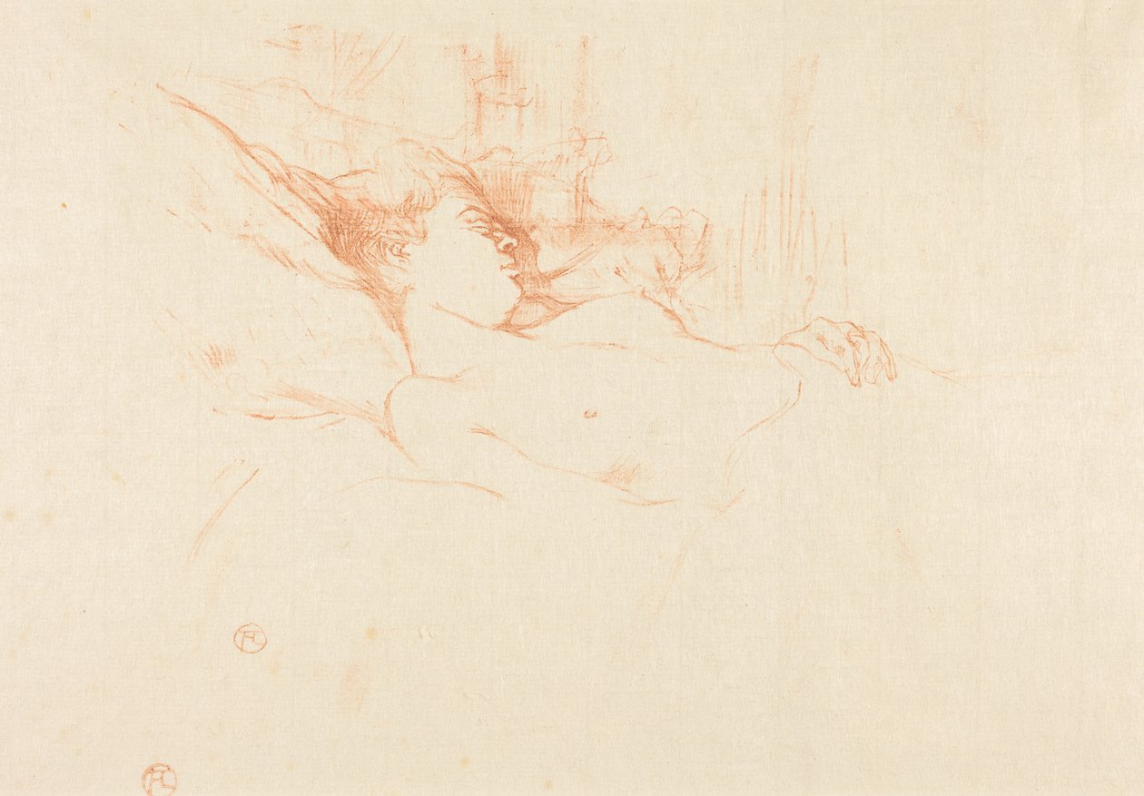 Sleep (Sömn) av Henri de Toulouse-Lautrec