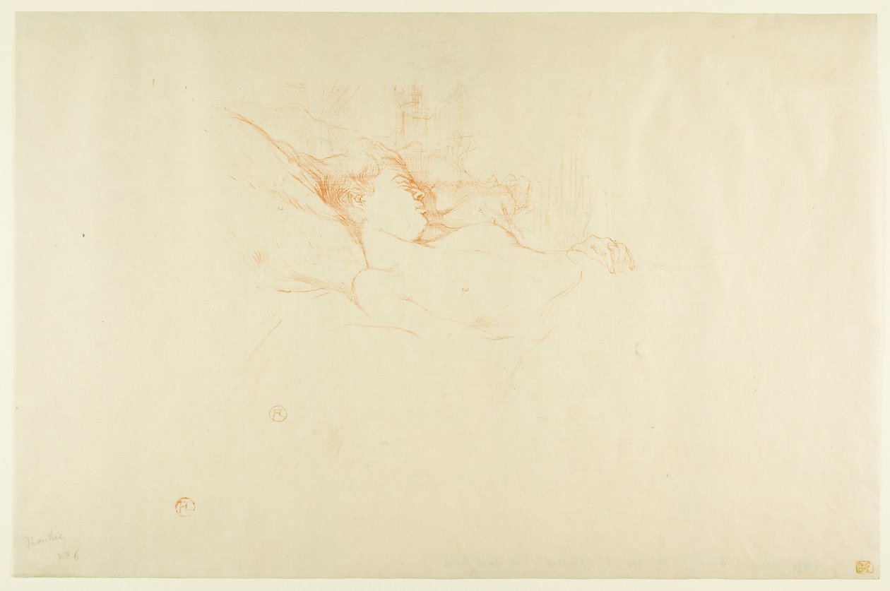 Sova av Henri de Toulouse-Lautrec