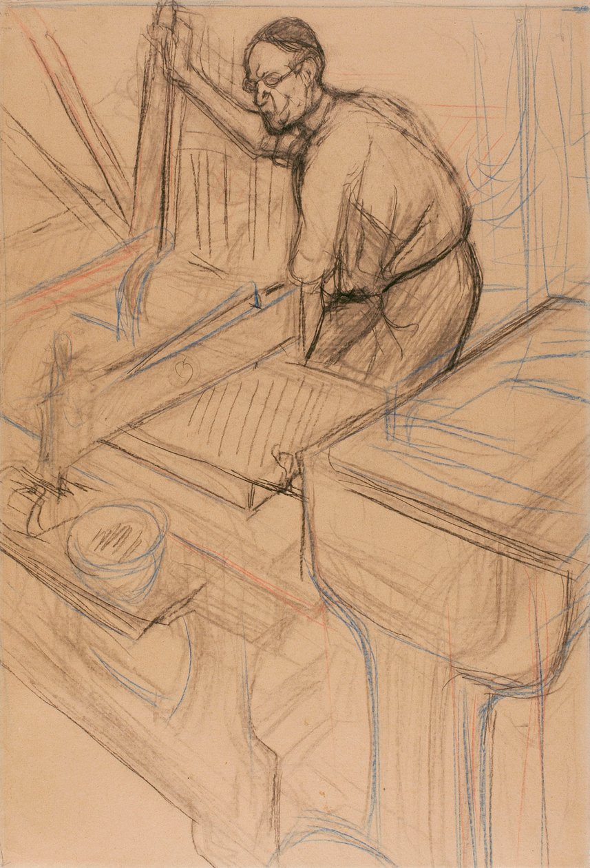 Studie av Henri de Toulouse-Lautrec